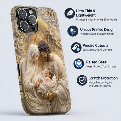 Lorva Phone Case Happy Holy Family