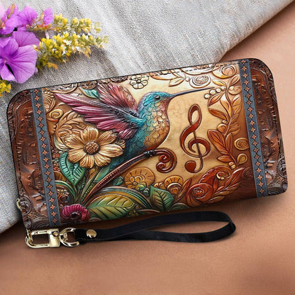 Lorva Leather Wallet Melody In Flight