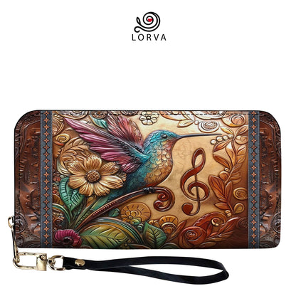 Lorva Leather Wallet Melody In Flight