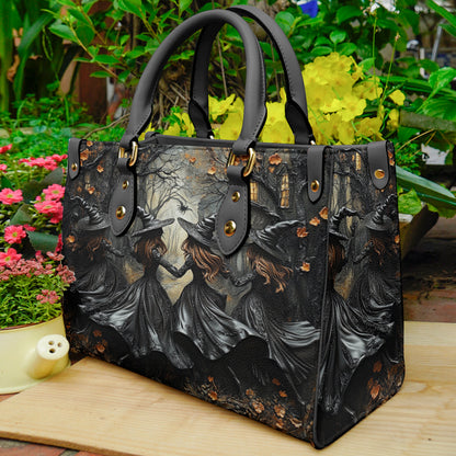 Witch Lorva Leather Bag Mystic Forest Dance