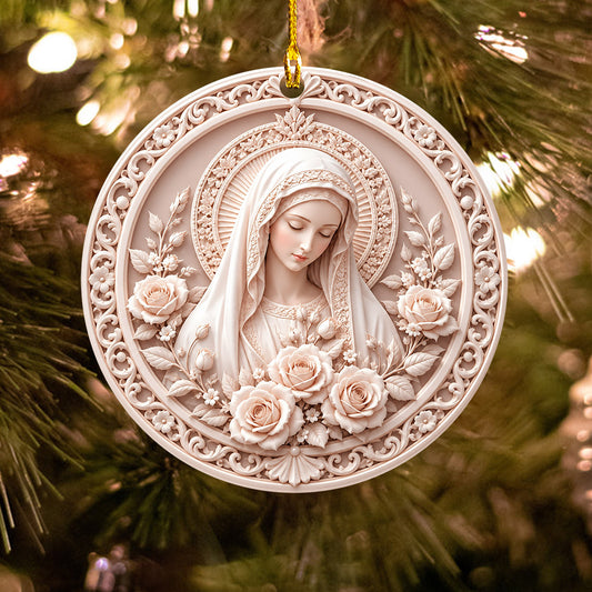 Lorva Acrylic Ornament Gentle Virgin Mary