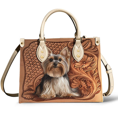 Lorva Leather Bag Vintage Yorkie Grace