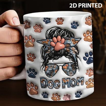 Lorva Dachshund Flat Print Mug Dog Mom