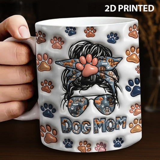 Lorva Dachshund Flat Print Mug Dog Mom