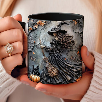 Lorva Witch Accent Mug Dark Magic Witch