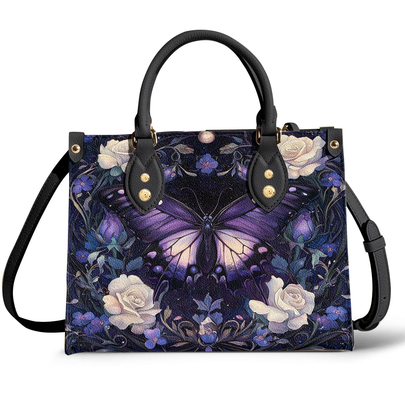 Lorva Butterfly Leather Bag Celestial Rose Garden