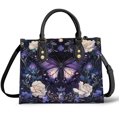Lorva Butterfly Leather Bag Celestial Rose Garden