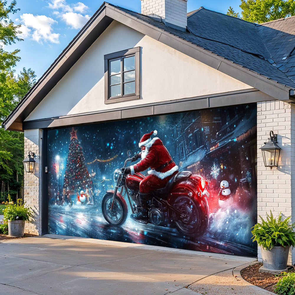 Lorva Christmas Garage Door Banner Decoration Frenzy