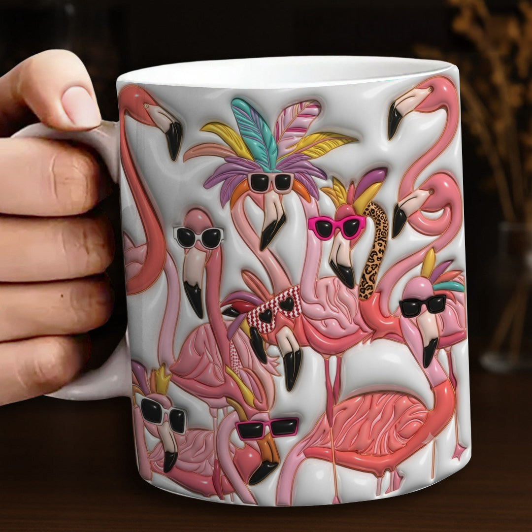 Lorva Flamingo Mug Charming Lady
