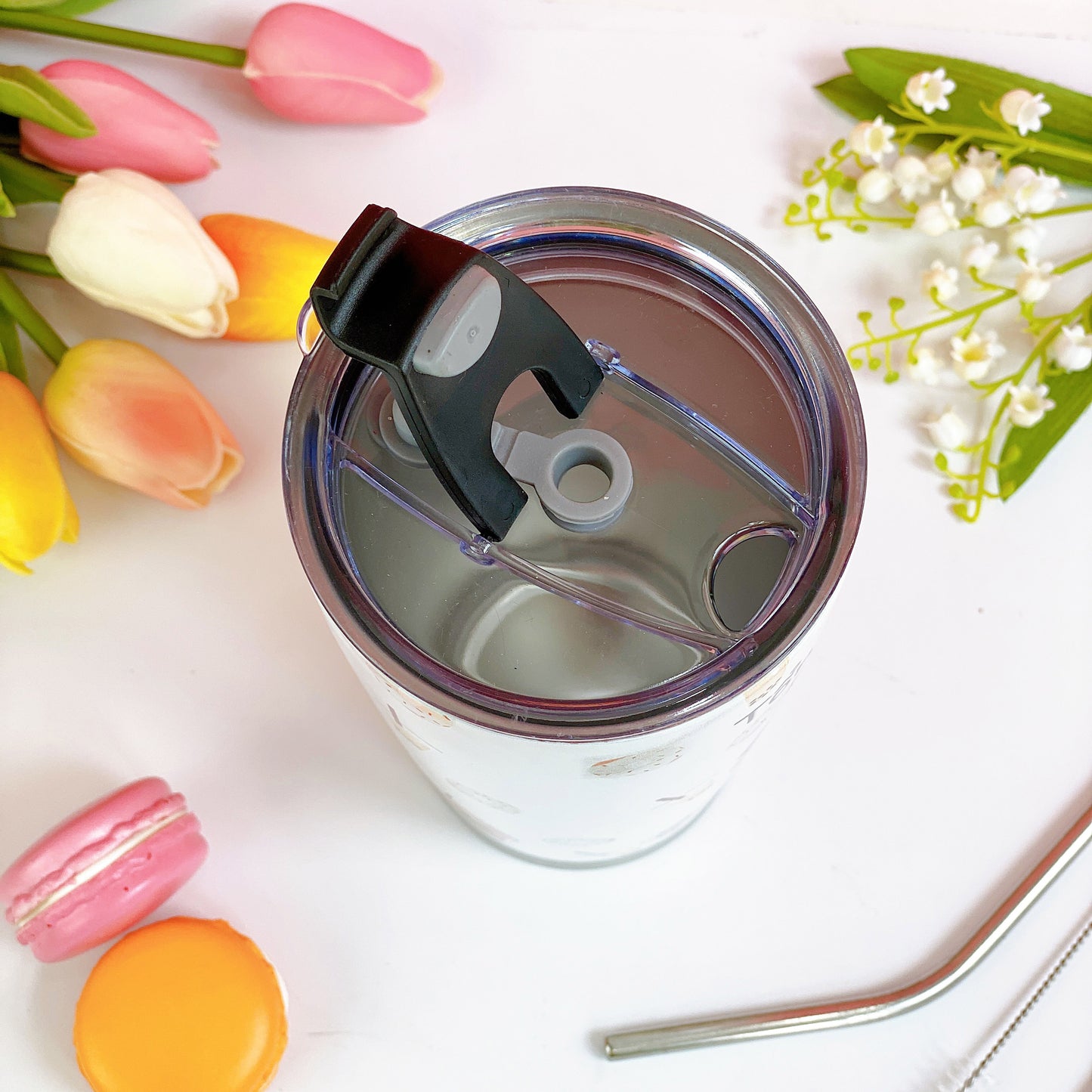 Lorva Dachshund 20Oz Tumbler Cute Field Flowers