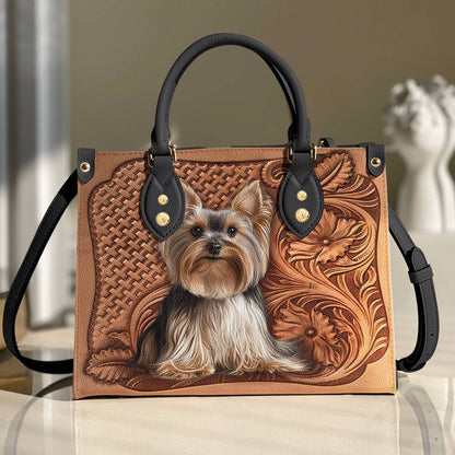 Lorva Leather Bag Vintage Yorkie Grace