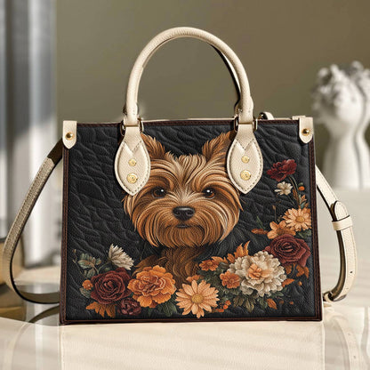 Lorva Yorkie Leather Bag Vintage Sweetheart