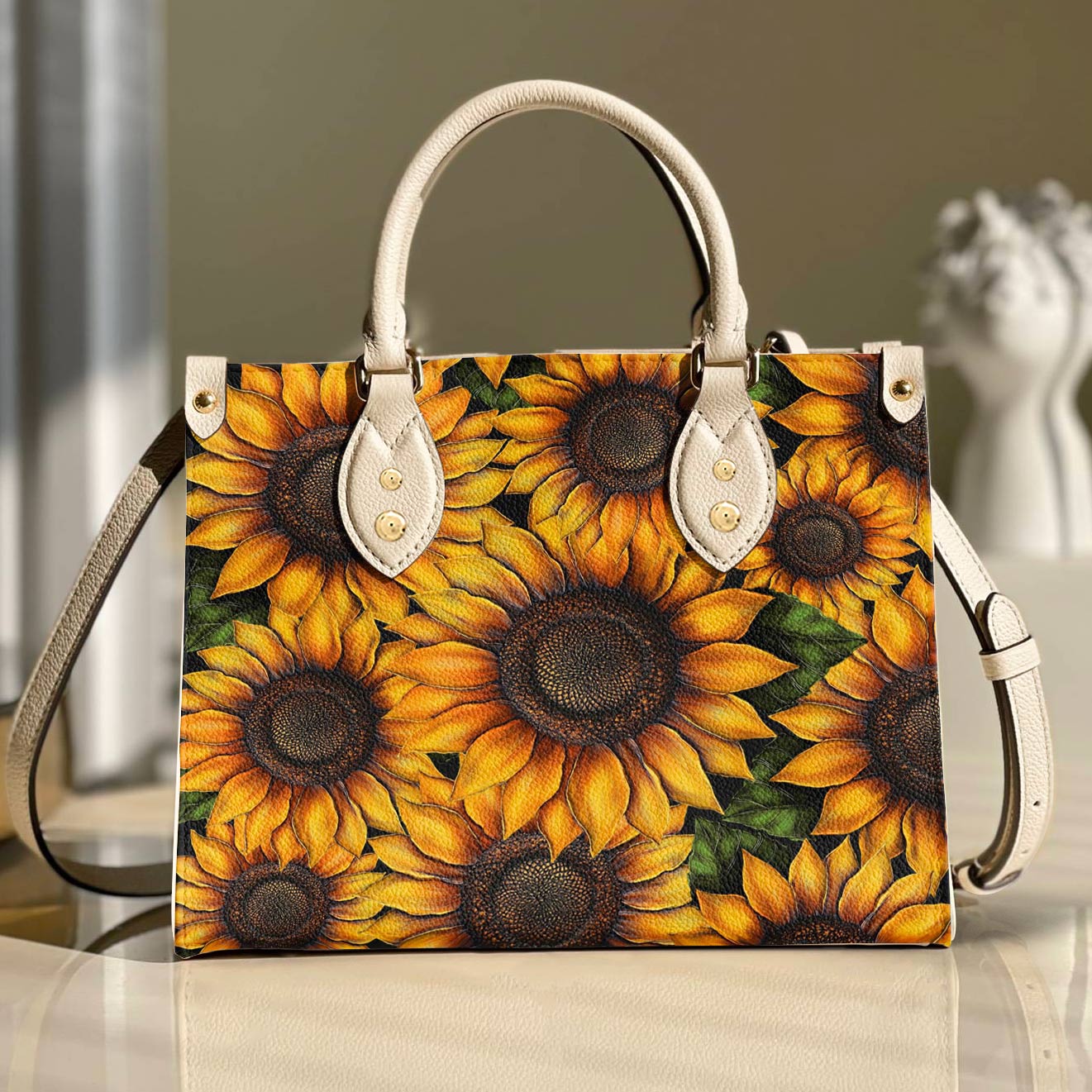 Lorva Leather Bag Sunlit Elegance