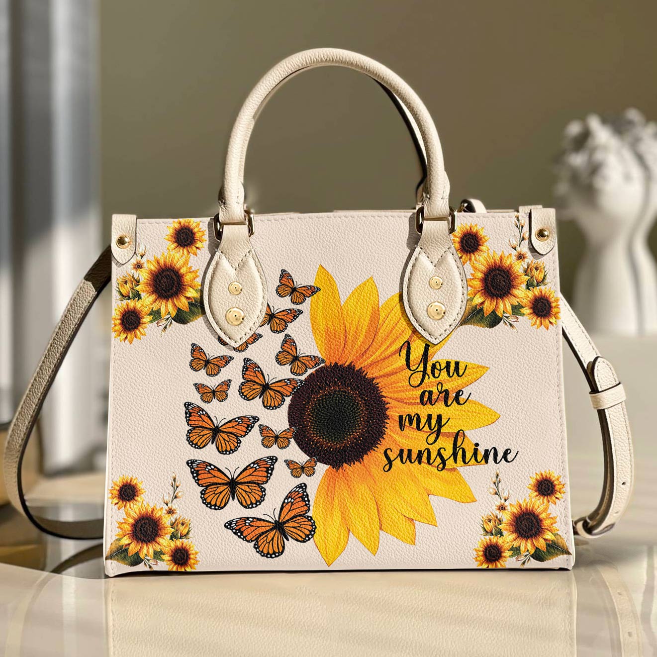 Lorva Leather Bag You Are My Sunshine