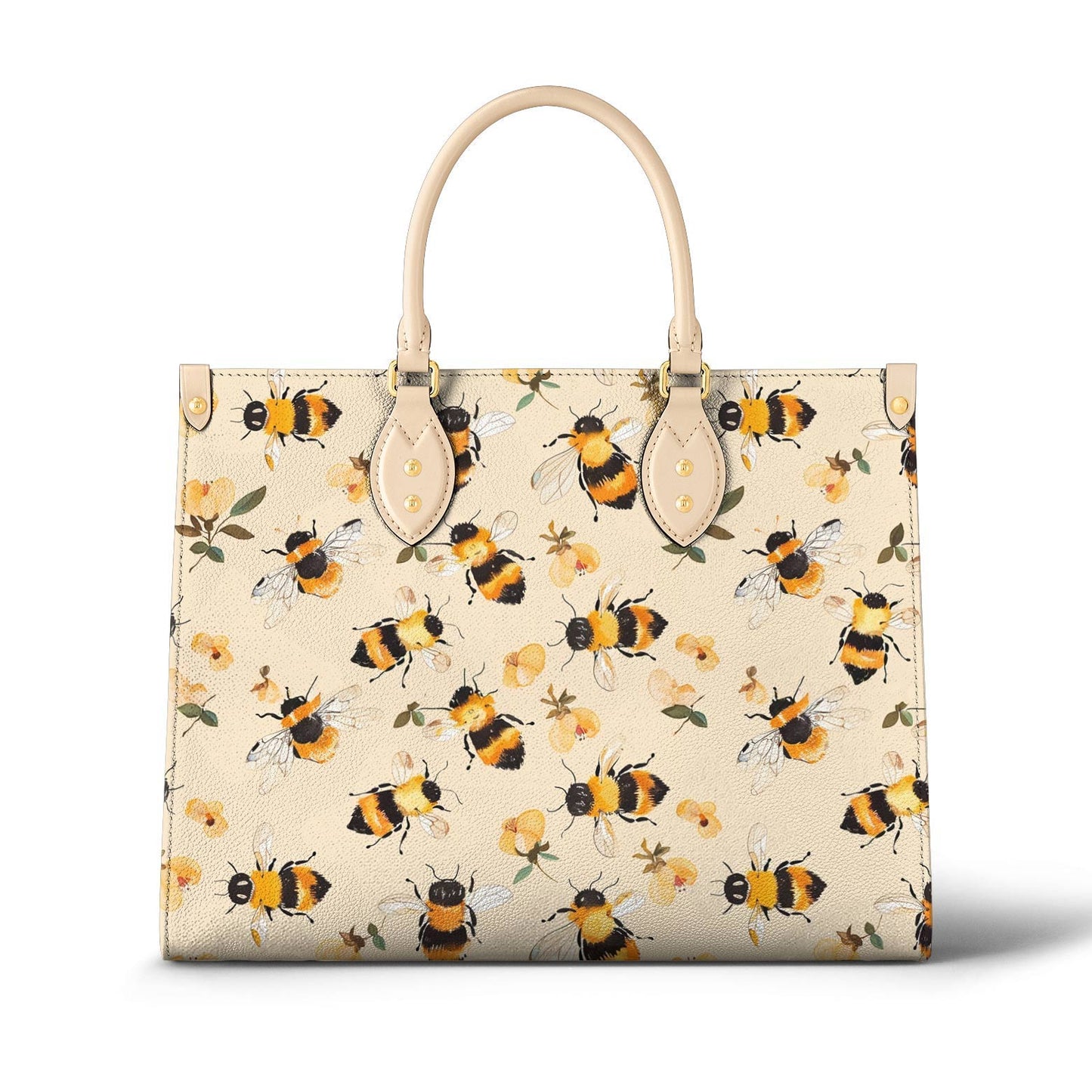 Lorva Leather Bag Charming Floral Bee