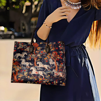 Lorva Leather Bag Enchanted Horses