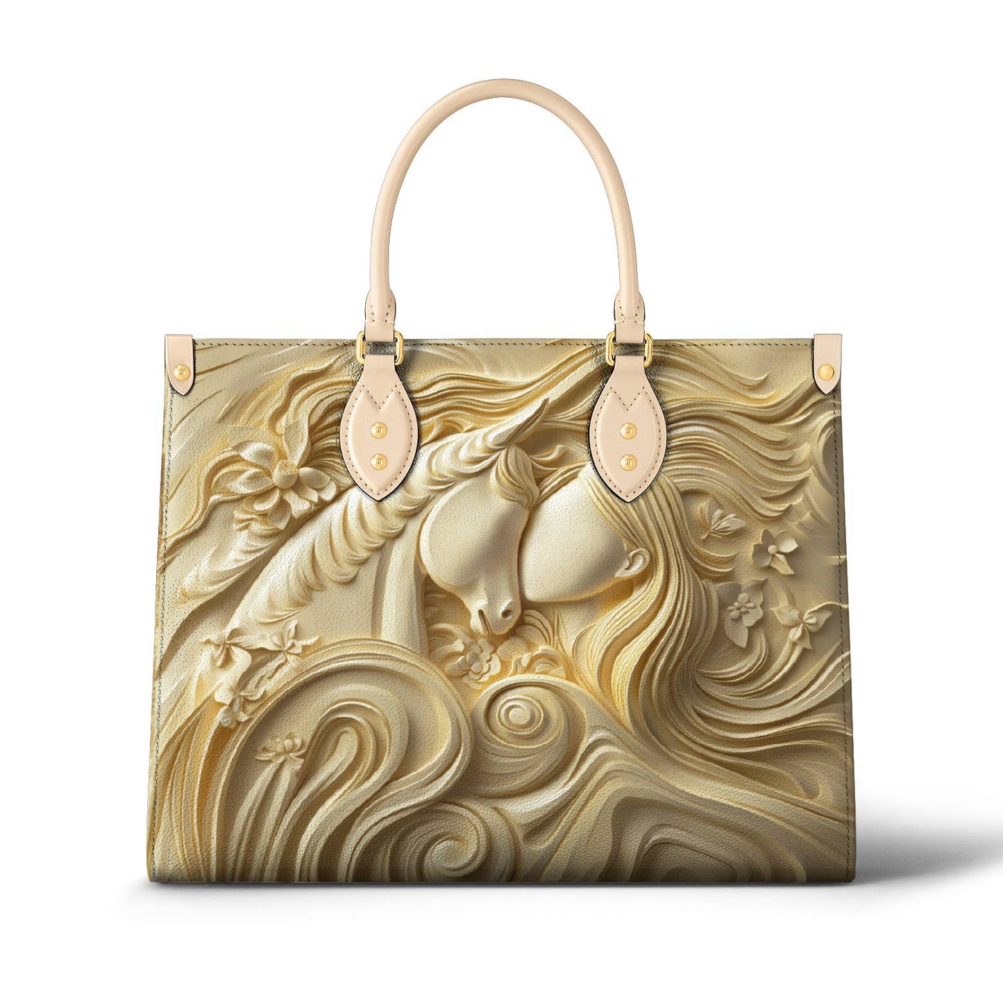 Lorva Horse Leather Bag Celestial Horse Embrace