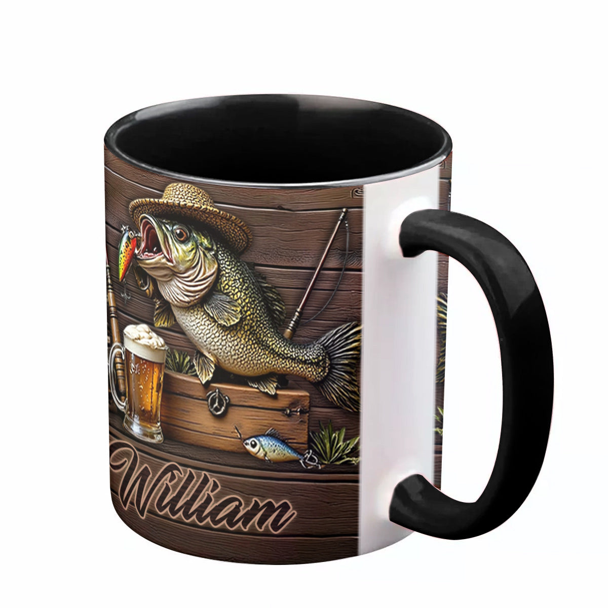 Lorva Personalized Mug Gone Fishing