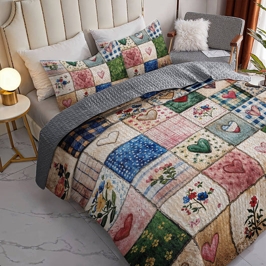 Lorva All Season Quilt 3-Piece Set Nature’s Symphony