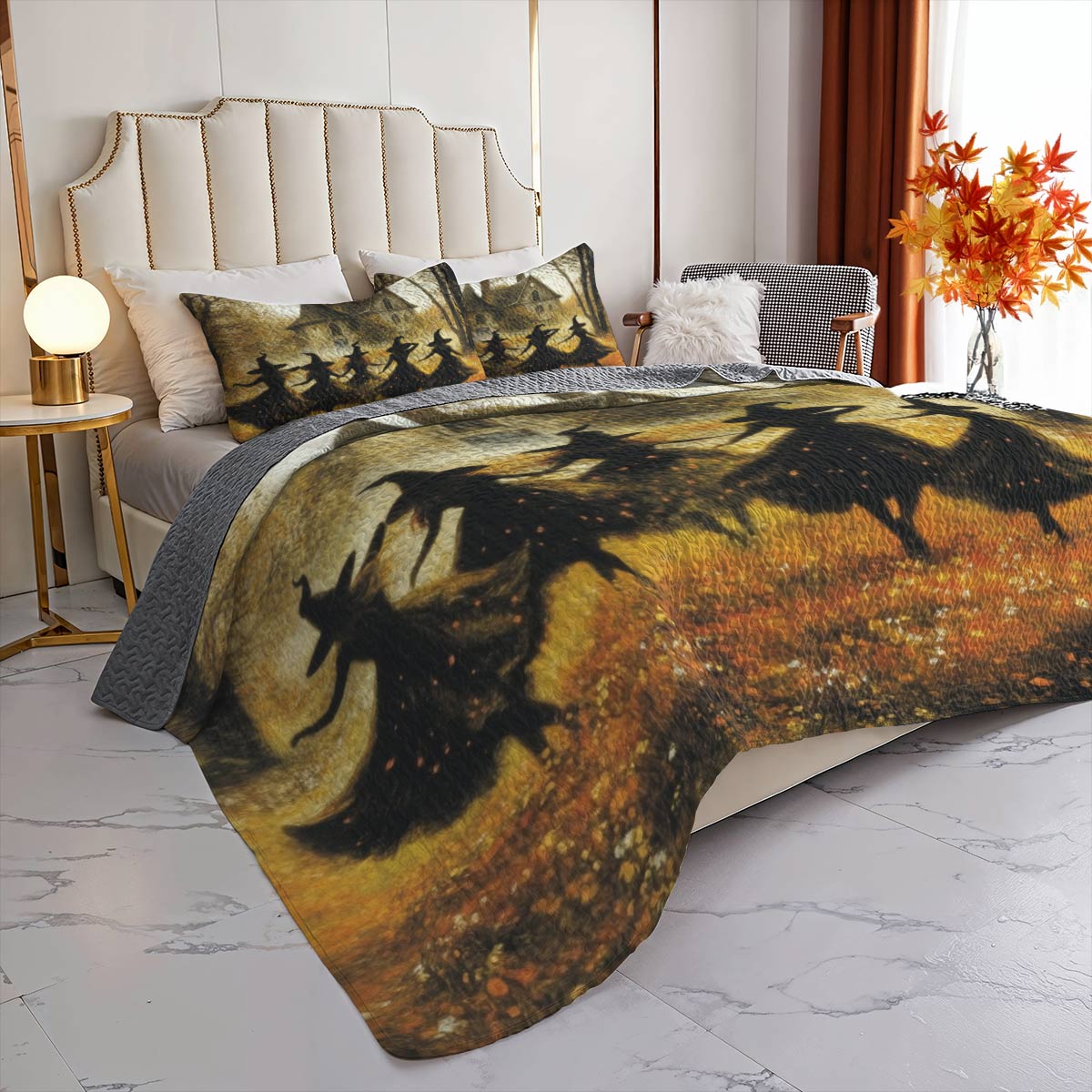 Witch Lorva All Season Quilt 3-Piece Set Shadows of the Coven