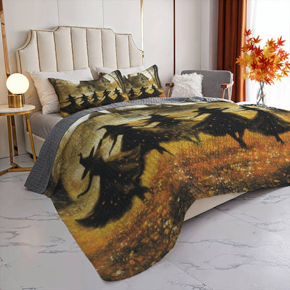 Witch Lorva All Season Quilt 3-Piece Set Shadows of the Coven