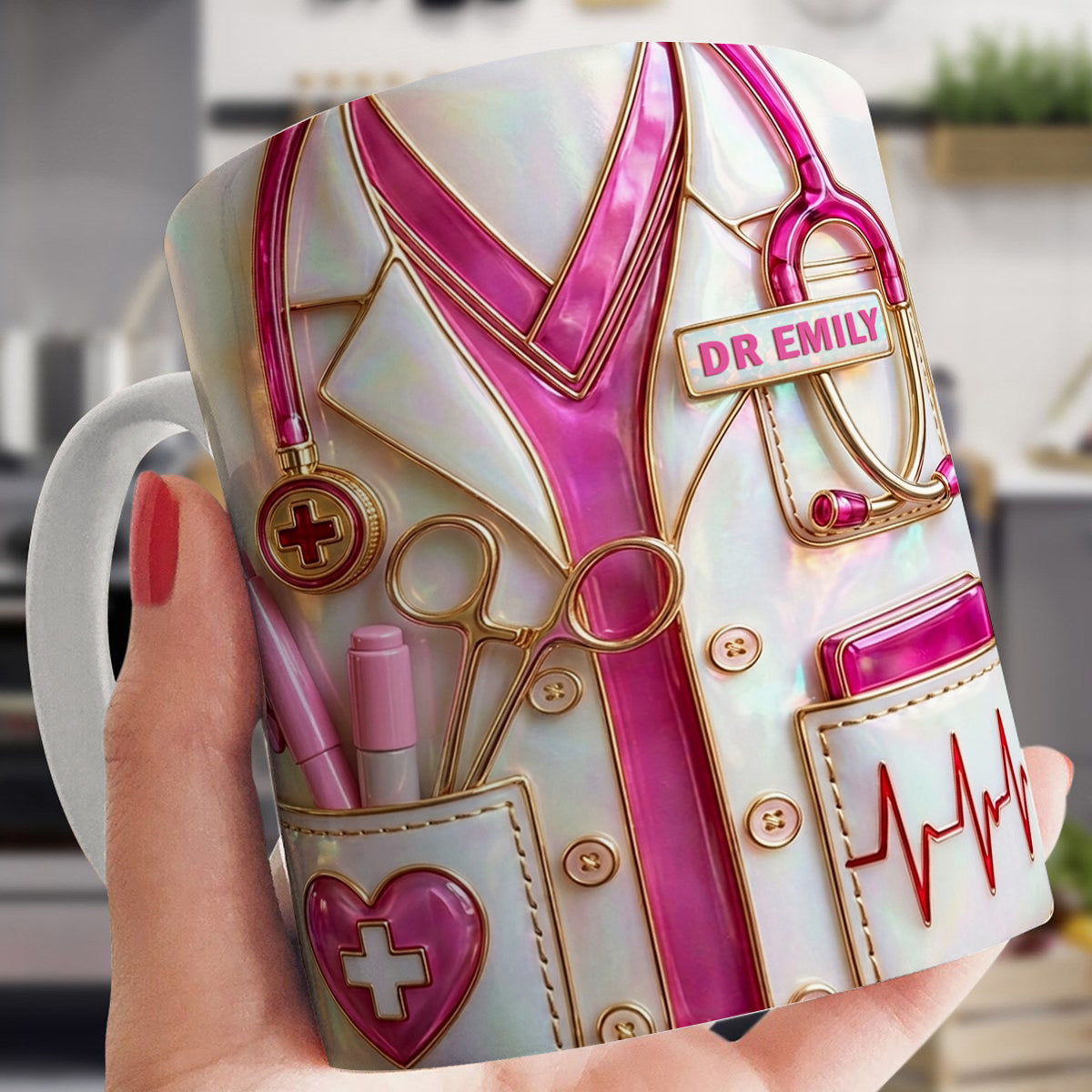 Lorva Personalized Nurse Mug