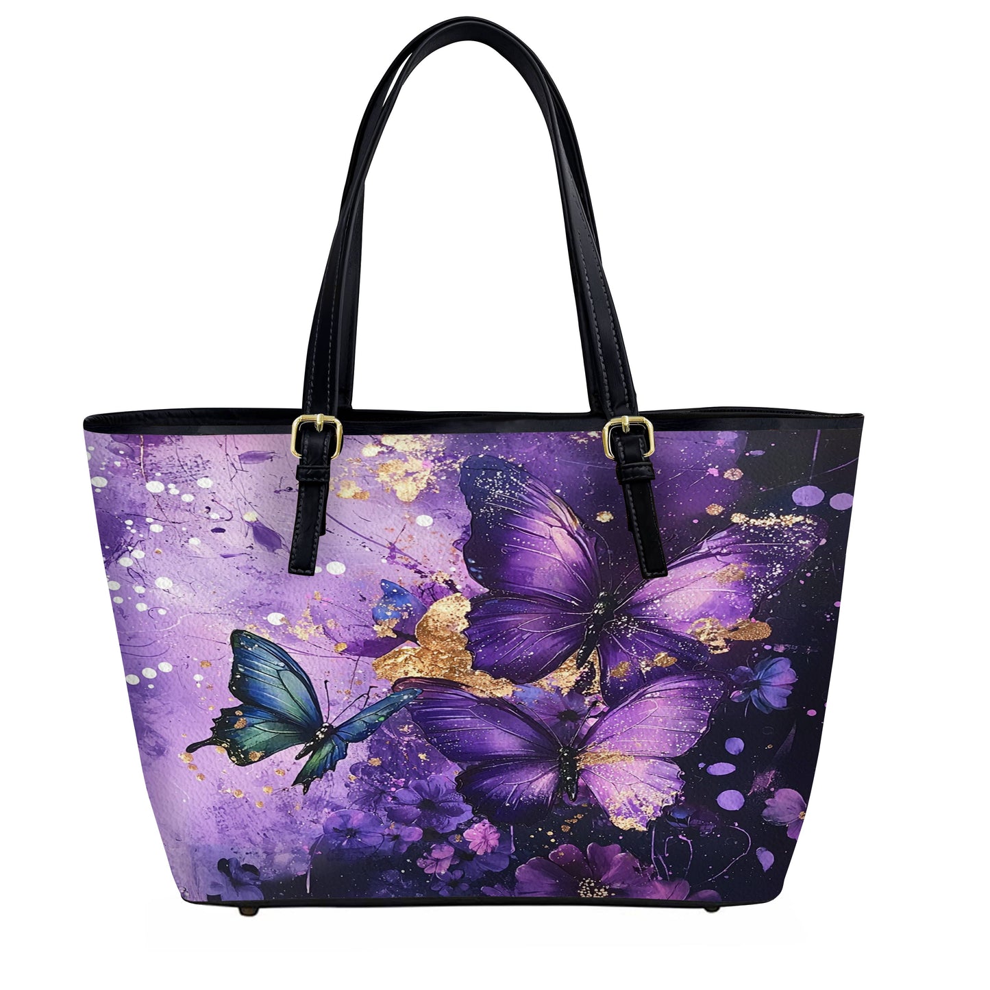 Lorva Butterfly Leather Tote Bag Celestial Flight