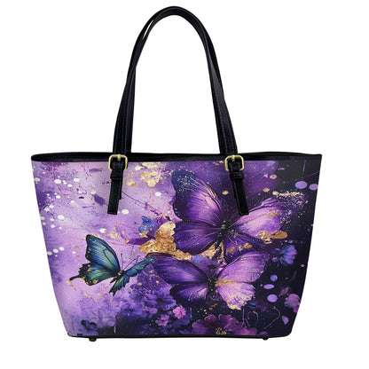 Lorva Butterfly Leather Tote Bag Celestial Flight