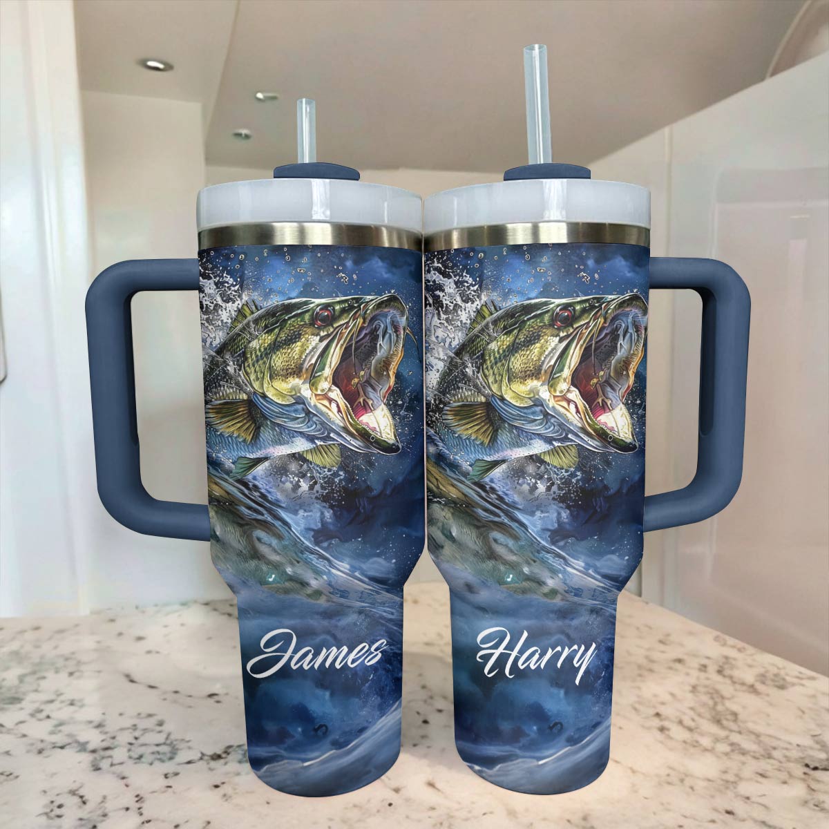 Lorva Personalized Tumbler Majestic Largemouth Bass