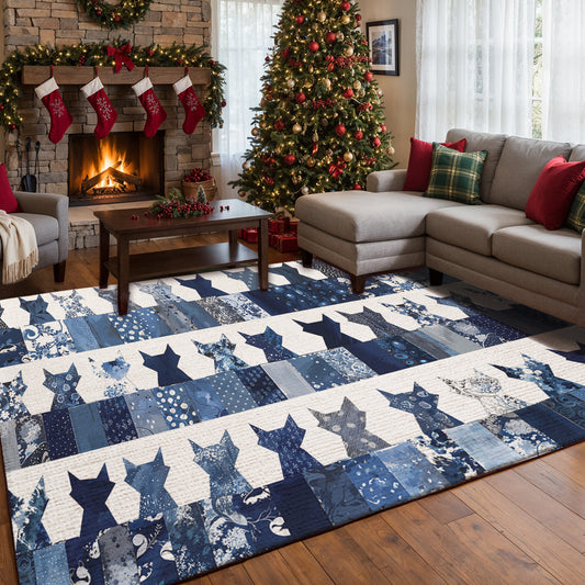 Lorva Cat Area Rug Snowy Cats