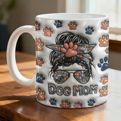 Lorva Dachshund Flat Print Mug Dog Mom