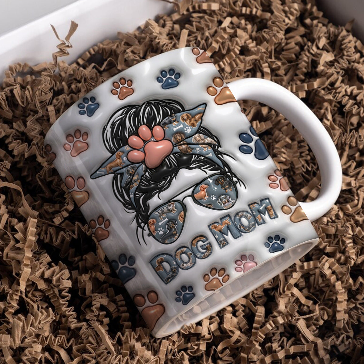 Lorva Dachshund Flat Print Mug Dog Mom