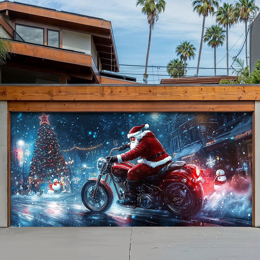 Lorva Christmas Garage Door Banner Decoration Frenzy