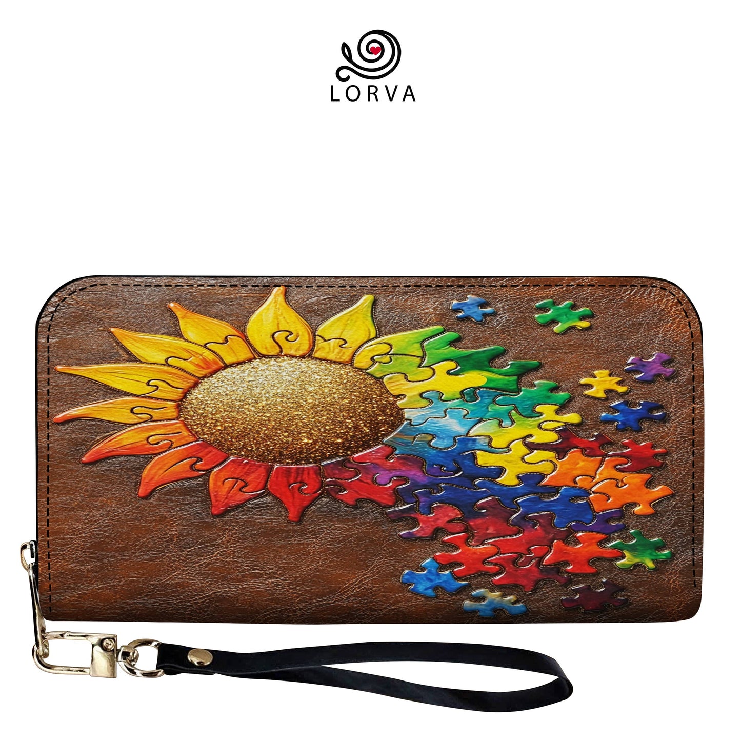 Lorva Leather Wallet You Are My Sunshine