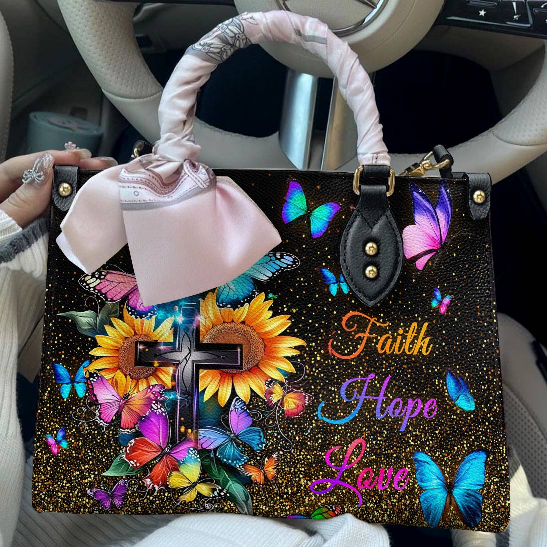 Lorva Butterfly Leather Bag Sunshine & Spirit