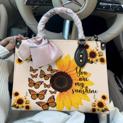 Lorva Leather Bag You Are My Sunshine