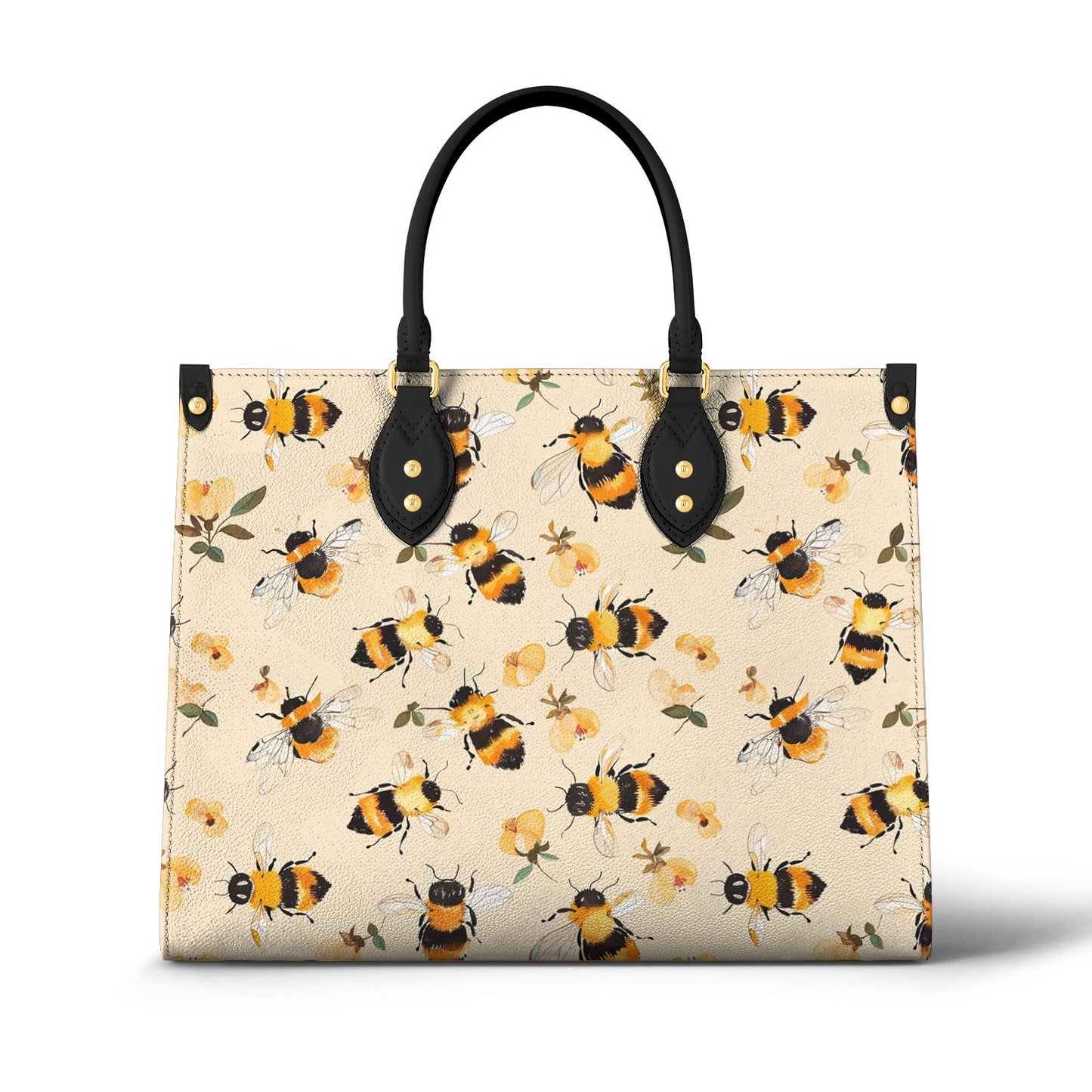 Lorva Leather Bag Charming Floral Bee