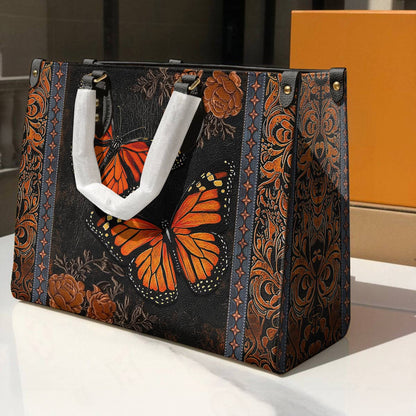 Lorva Butterfly Leather Bag Vintage Ember Wings