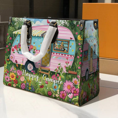 Lorva Leather Bag Happy Camper