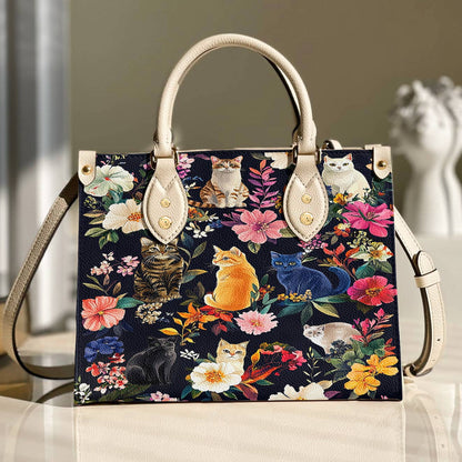 Lorva Leather Bag Moonlit Garden Whiskers
