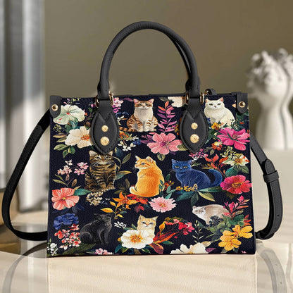 Lorva Leather Bag Moonlit Garden Whiskers