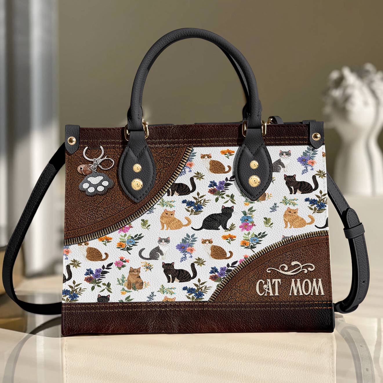 Lorva Leather Bag Beautiful Catmom