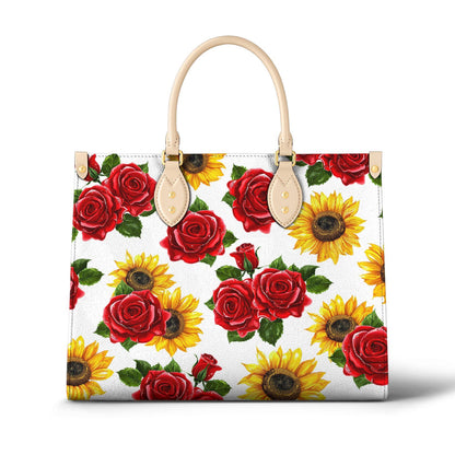 Lorva Leather Bag Blooming Elegance