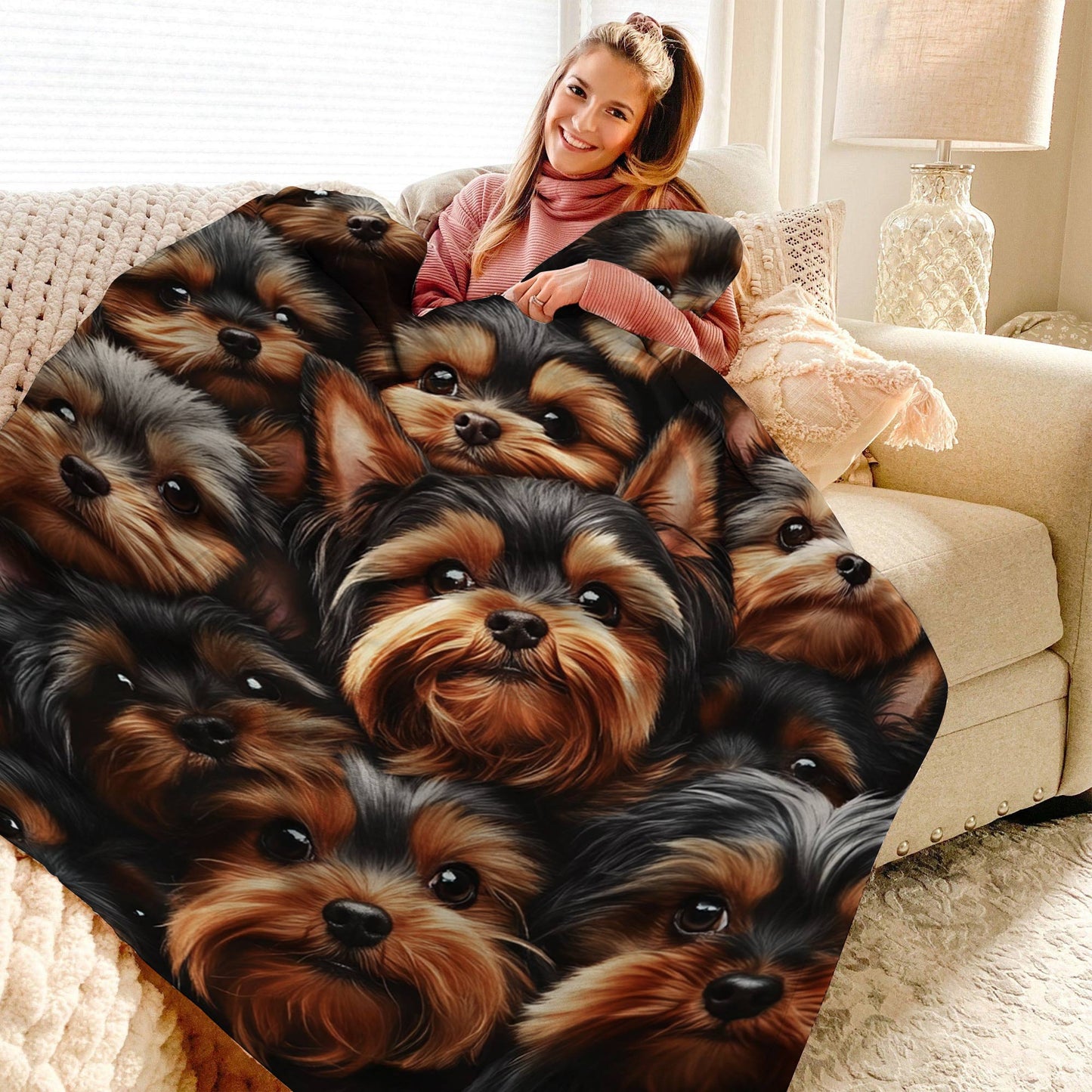 Lorva Fleece Blanket Amazing Yorkie