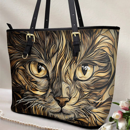 Lorva Leather Tote Bag Whirlcat