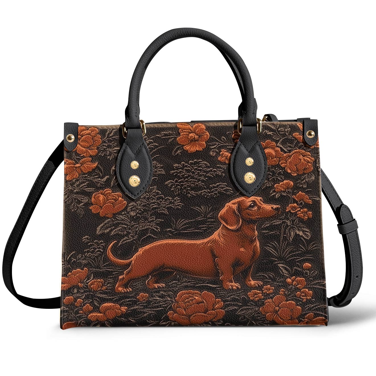 Lorva Leather Bag Majestic Dachshund