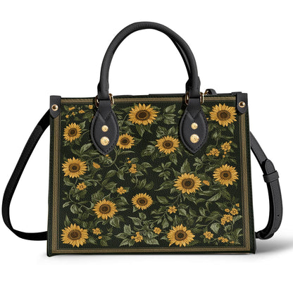 Lorva Leather Bag Classical Sunflowers