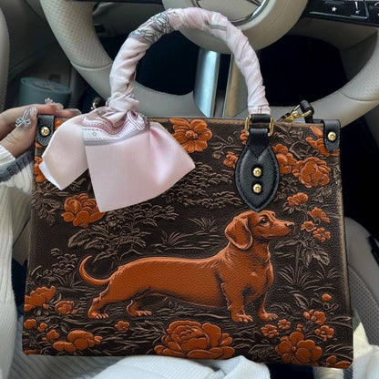 Lorva Leather Bag Majestic Dachshund