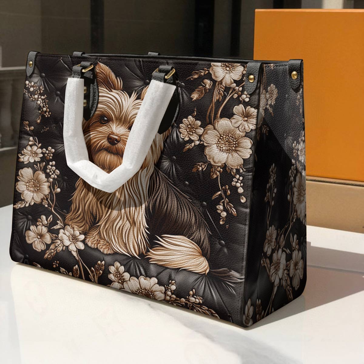 Lorva Yorkie Leather Bag Regal