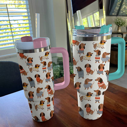 Lorva Tumbler Cuteness Overload Dachshund